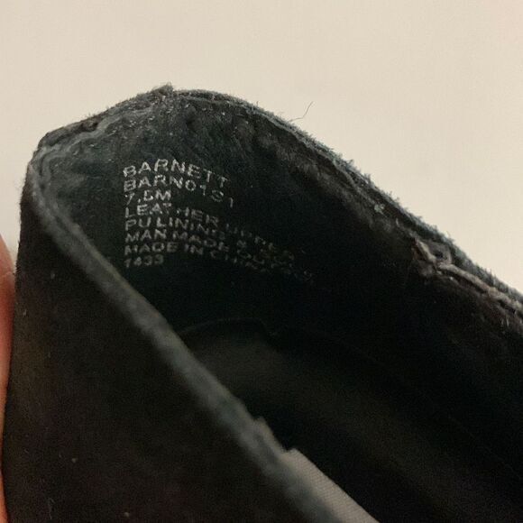 Steve Madden black ankle boots.‎ Clear heel suede booties size 7.5 - Picture 7 of 7